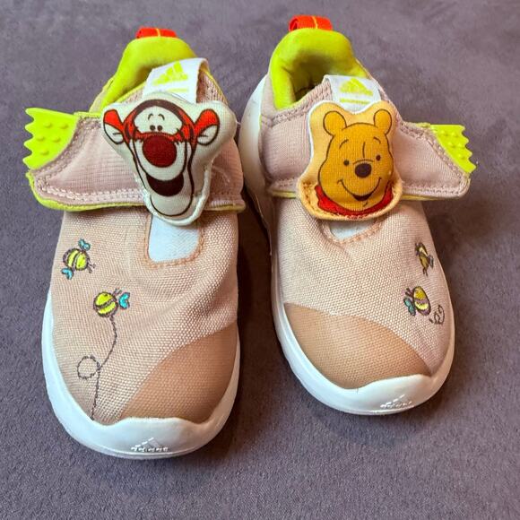 Adidas x Disney Suru365 Winnie the Pooh Tigger Slip-On Shoes Sneakers US 7 7K - Picture 3 of 10